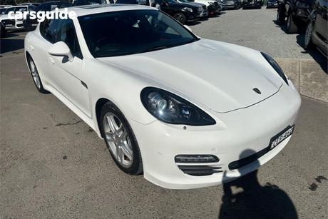 White 2012 Porsche Panamera Coupe Diesel