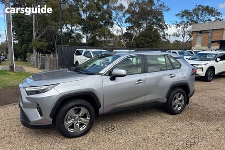 Silver 2023 Toyota RAV4 Wagon Gx (2Wd) Hybr Full Size Spare
