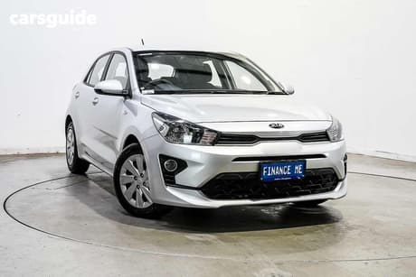 Silver 2020 Kia RIO Hatchback S