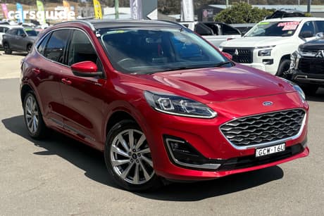 Red 2021 Ford Escape Wagon Vignale (Awd)