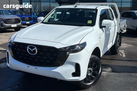 White 2025 Mazda BT-50 Dual Cab Chassis Xt (4X4)