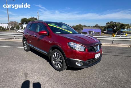 Red 2012 Nissan Dualis Wagon Ti (4X4)