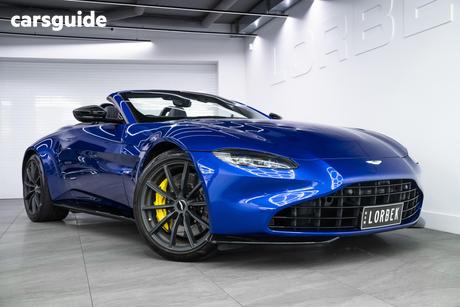 Blue 2021 Aston Martin Vantage Convertible VOLANTE