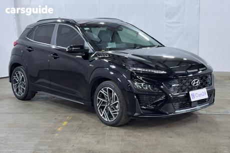 Black 2021 Hyundai Kona Wagon N Line Premium Srf (Awd)