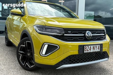 Yellow 2025 Volkswagen T-Cross Wagon 85Tsi R-Line