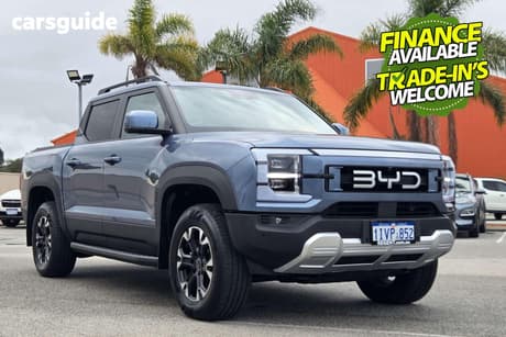 Blue 2025 BYD Shark 6 Dual Cab Utility Dual Motor Premium