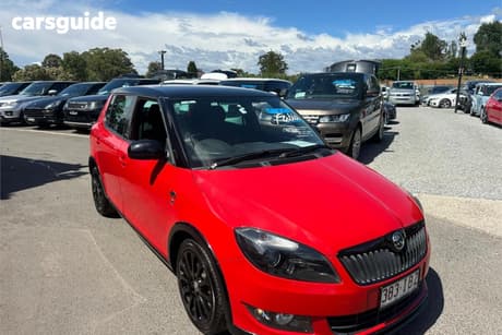 Red 2014 Skoda Fabia Hatchback 77 Tsi Monte Carlo