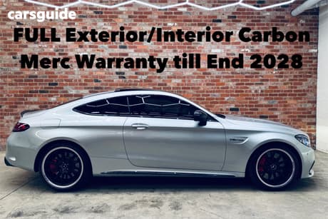Silver 2023 Mercedes-Benz C63 Coupe S
