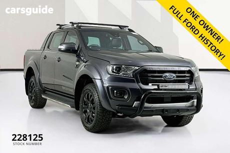 Grey 2022 Ford Ranger Double Cab Pick Up Wildtrak 3.2 (4X4)
