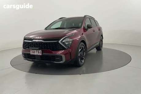 Red 2021 Kia Sportage Wagon Sx+ (Awd)