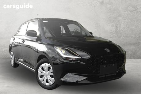 Black 2025 Suzuki Swift Hatchback Hybrid