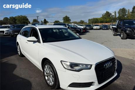 White 2013 Audi A6 Wagon 2.0 Tfsi Avant