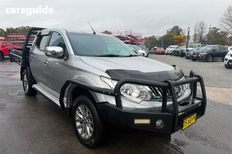 Silver 2016 Mitsubishi Triton Dual Cab Utility Gls (4X4)
