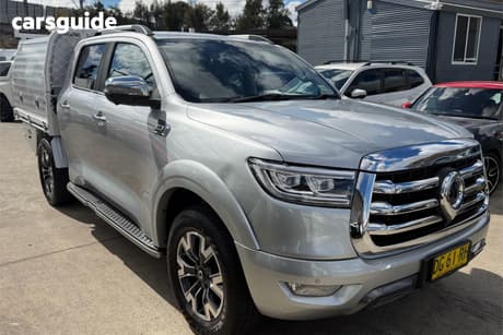 Silver 2023 GWM UTE Dual Cab Utility Cannon-X (4X4)