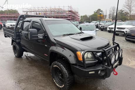 Black 2008 Holden Colorado Crew Cab Pickup Lx (4X4)