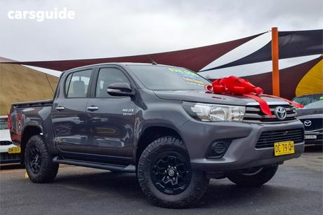 Grey 2016 Toyota Hilux Dual Cab Utility Sr Hi-Rider