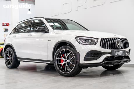 White 2020 Mercedes-Benz GLC43 SUV 4MATIC