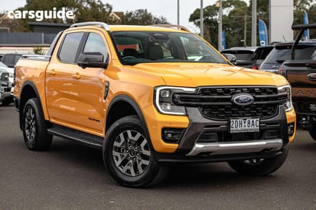 Orange 2025 Ford Ranger Double Cab Pick Up Phev Wildtrak (4X4)