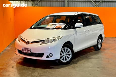 White 2013 Toyota Tarago Wagon Gli