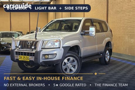 Silver 2005 Toyota Landcruiser SUV GXL