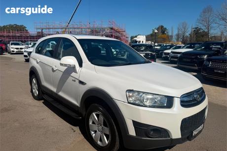 White 2013 Holden Captiva Wagon 7 Sx (Fwd)