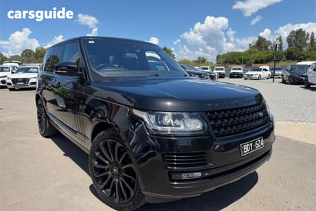 Black 2014 Land Rover Range Rover SUV V8SC AUTOBIOGRAPHY 4X4