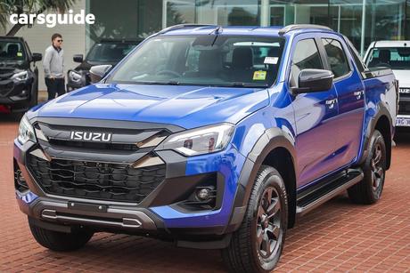 Blue 2026 Isuzu D-MAX Crew Cab Utility X-Terrain (4X4)