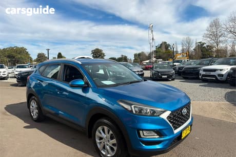 Blue 2019 Hyundai Tucson Wagon Active X (Fwd)