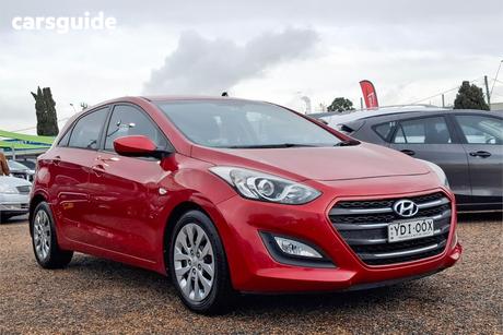 Red 2015 Hyundai I30 Hatchback Active