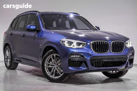 Blue 2020 BMW X3 Wagon Xdrive20D Xline
