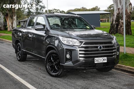 Grey 2023 Ssangyong Musso XLV Crew Cab Pickup Ultimate