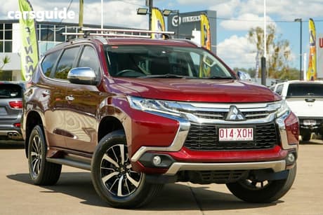 Red 2017 Mitsubishi Pajero Sport Wagon Gls (4X4) 7 Seat
