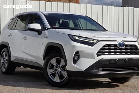 White 2023 Toyota RAV4 Wagon Gx (Awd) Hybrid