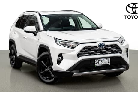 White 2020 Toyota RAV4 Wagon Cruiser Awd Hybrid