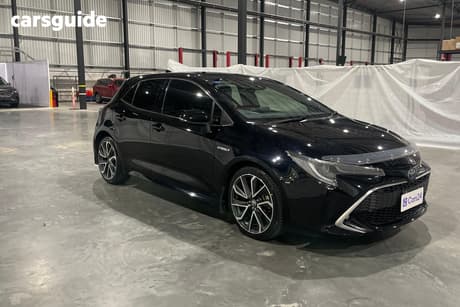 Black 2021 Toyota Corolla Hatchback Zr Hybrid