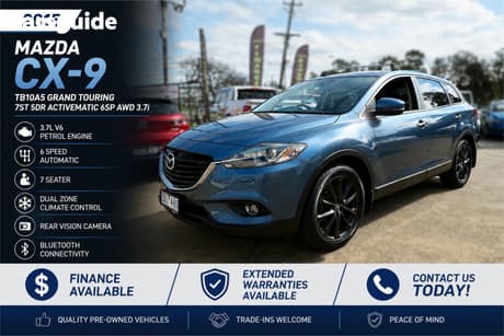 Blue 2015 Mazda CX-9 Wagon Grand Touring