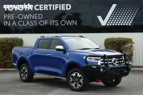 Blue 2021 GWM UTE Dual Cab Utility Cannon-L (4X4)