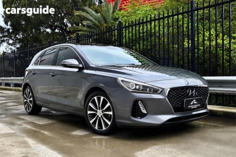 Grey 2018 Hyundai I30 Hatchback Premium