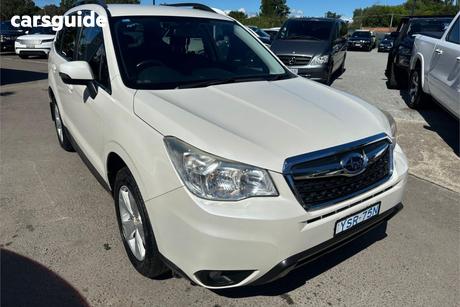 White 2015 Subaru Forester Wagon 2.5I-L