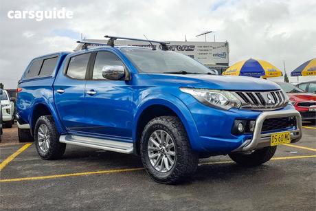 Blue 2017 Mitsubishi Triton Dual Cab Utility Gls (4X4)