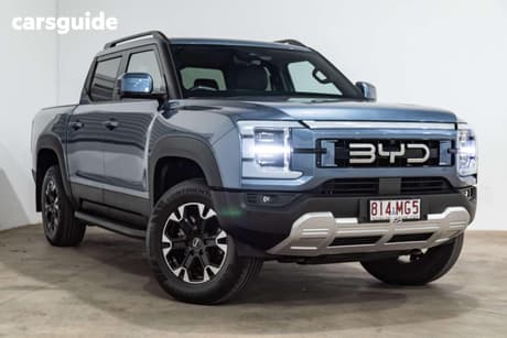 Blue 2024 BYD Shark 6 Dual Cab Utility Dual Motor Premium
