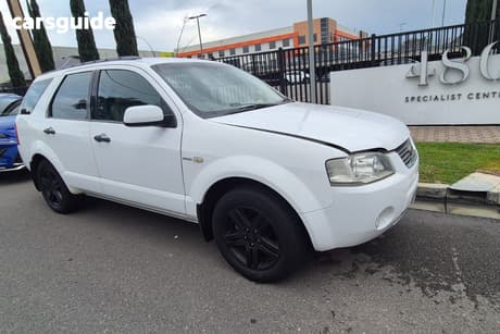 White 2005 Ford Territory Wagon Ghia (4X4)