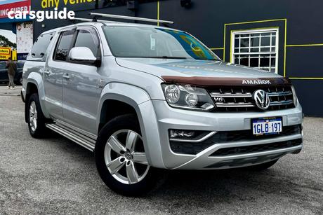 Silver 2017 Volkswagen Amarok Ute Tray 2H MY17.5 TDI550 SPORTLINE UTILITY DUAL CAB 4DR AUTO 8SP 4MOTION PERM 1086KG 3.0DT