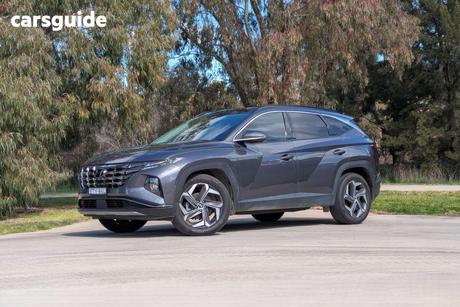 Grey 2022 Hyundai Tucson Wagon Highlander (Awd)