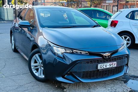 Grey 2022 Toyota Corolla Hatchback Ascent Sport