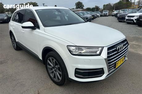 White 2016 Audi Q7 Wagon 3.0 Tdi Quattro (160Kw)