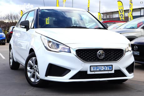 White 2021 MG MG3 Hatchback Core