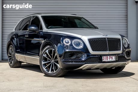 Blue 2018 Bentley Bentayga Wagon V8 (5 Seat)
