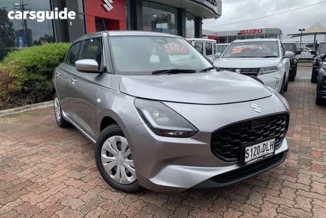 Silver 2025 Suzuki Swift Hatchback Hybrid