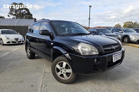 Black 2007 Hyundai Tucson Wagon City